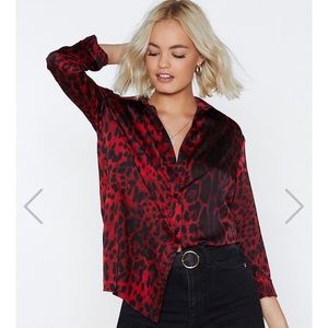 Nasty Gal Leopard top